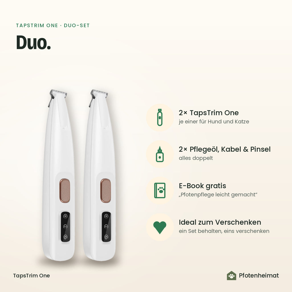 Duo-Set: zwei TapsTrim One mit Zubehör